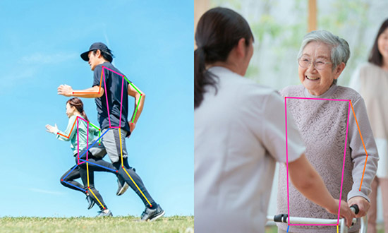 骨格検知AI